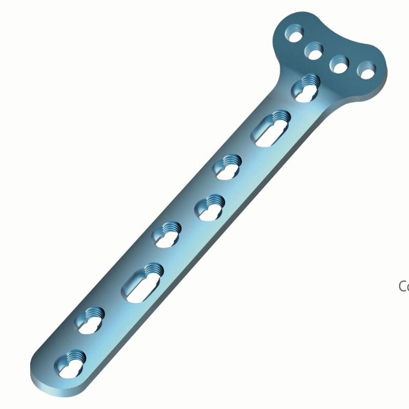 Auxein - 2.4мм Блокуючий дистальний долонний промінь пластина, екстра-довга, (4 головних отв.)